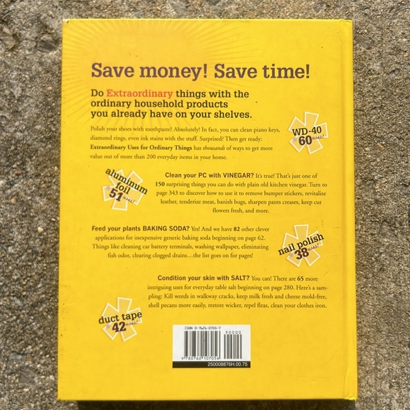 Extraordinary Uses for Ordinary Things by Readers Digest Hardcover Book - Picture 2 of 2